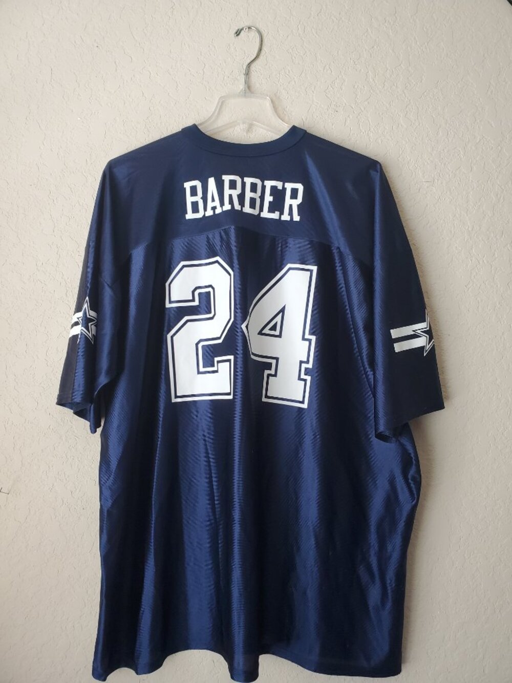 Marion Barber Dallas Cowboys NFL Team Apparel Jersey Navy Blue Men's 4XL